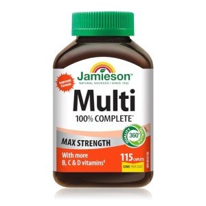 Jamieson Complete Max Strength Multivitamin, 115 Caplets