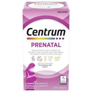 Centrum Prenatal Multivitamin Tablets, 100 Count