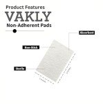 Sterile Non-Adherent Non Stick 2x3 Gauze Pads - Thick Non-Stick Non-Adhesive Wound Dressing 2''x3'' Individually Sealed | Highly Absorbent 2’’ x 3’’ Rectangle Bandage | Painless Removal (45)
