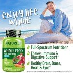 NATURELO Men's Whole Food Multivitamin - 120 Vegan Capsules
