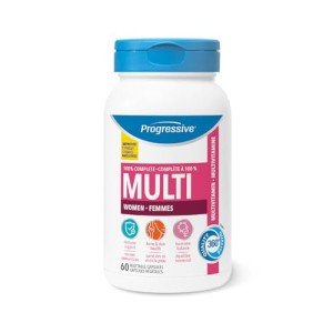 Adult Women’s Multivitamin by PROGRESSIVE, 60 Tablets