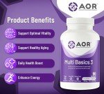 AOR Multi Basics 3 Supplement - 90 Capsules