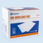 Kingstar Sterile Nonwoven Gauze Pads, 4"x 4" Wound Dressing, 60 Packs - 120 Pieces Superior Soft Sponge Pads, Higher Absorbent Gauze Compresses for Trauma or Post-Operative Wound Care