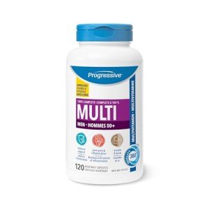 Men's 50+ Multivitamin by PROGRESSIVE, 120 Tablets