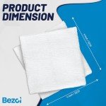 BEZOL 100 Woven Large Sterile Gauze Pads 4x4 - Individually Packed 12-ply 4x4 Gauze Pads Sterile - Non-Stick Gauze Pads 4x4 Sterile for Wounds Bulk - First Aid Wound Care Medical Gauze Sponges