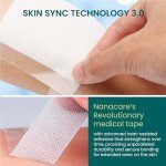 NanaCare Hypoallergenic Transparent Surgical Tape 1/2 inch x 11yd +10pc Gauze Pads | 6 Rolls Transporous Surgical Tape| Medical Tape for Skin, Dressings and Face | First Aid Tape Suitable