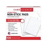 Care Science Non-Stick Pads, 3 x 4 in, 100 ct | Non-Stick Pads for Covering Wounds