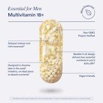 Men's Multivitamin with Zinc, Omega-3, 60 Vegan Caps