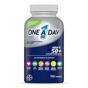 One A Day Men's 50+ Multivitamin Tablets - 100 Count