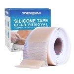 Silicone Scar Sheet, Silicone Scar Tape for Surgery (1.6” x120” Roll-300CM), Silicone Scar Strips, Keloid Treatment, C-Sections, Surgical Scars, C-Section Scars