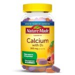 Nature Made Calcium Gummies for Adults, 80 Count