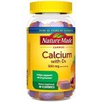 Nature Made Calcium Gummies for Adults, 80 Count