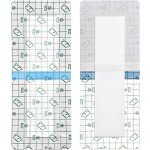 14 Pcs Waterproof Shower Protector Bandage 4"x10" for Post Knee Replacement Hip Surgery Recovery Long Surgical Incision Adhesive Larger Wounds Cover Island Dressing Bordered Gauze