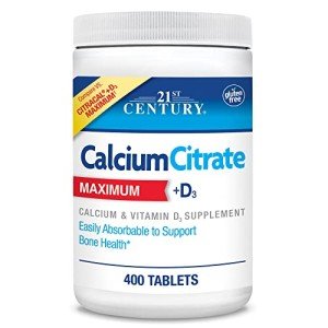 Calcium Citrate Plus Vitamin D3 Tablets - 400 Count
