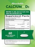 Nature's Truth Calcium 1200mg with Vitamin D3 Softgels