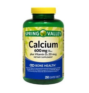 Calcium Plus Vitamin D Tablets 600 mg - 250 Count