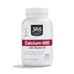 Calcium with Vitamin D3 Tablets, 120 Count