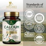 Calcium 1200 mg with Vitamin D3 Tablets - 240 Count