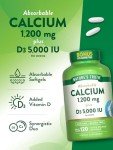 Nature's Truth Calcium Plus D3 Softgels 120 Count