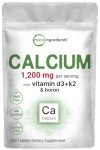 Calcium Plus Vitamin D3, K2 & Boron - 300 Tablets
