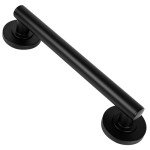 FFHOME Shower Grab Bars, Stainless Steel Wall Mounted 12-Inch Bathroom Grab Bar with Anti-Slip Knurled Grip, Bathroom Grab bar for Seniors, Bathroom Safety Grip, Senior, Elderly, Handicap