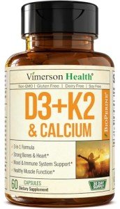 Vimerson Health D3 K2 Calcium Supplement
