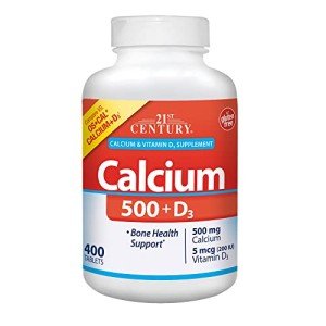 Calcium 500 Plus D Caplets - 400 Count