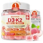 Sugar-Free Vitamin D3 K2 Gummies with Calcium & Magnesium