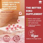 Sugar-Free Vitamin D3 K2 Gummies with Calcium & Magnesium