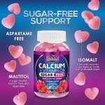 Sugar Free Calcium Gummy Bites with Vitamin D3