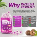 Sugar-Free Calcium Citrate Gummies with Vitamin D3 & K2