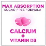 Sugar-Free Calcium Gummies with Vitamin D3 - 60 Count