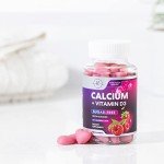 Sugar-Free Calcium Gummies with Vitamin D3 - 60 Count