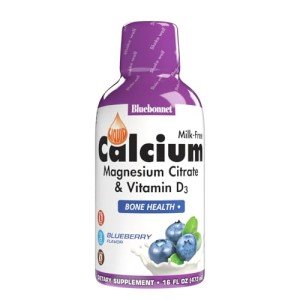 Bluebonnet Liquid Calcium Magnesium Citrate - Blueberry 16 Oz