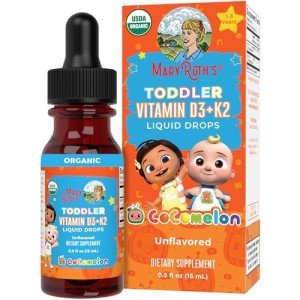Mary Ruth's Organic Toddler Vitamin D3+K2 Liquid Drops