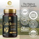 Calcium 1200 mg with Vitamin D3 - 60 Tablets