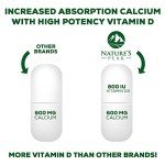 Calcium 1200 mg with Vitamin D3 - 60 Tablets