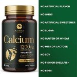 Calcium 1200 mg with Vitamin D3 - 60 Tablets