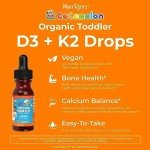 Mary Ruth's Organic Toddler Vitamin D3+K2 Liquid Drops