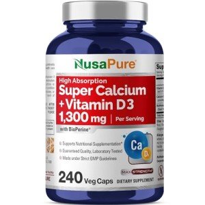Calcium 1500mg with Vitamin D – 200 Veggie Caps