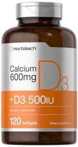 Calcium with Vitamin D3 Softgels - 600 mg