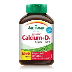 Jamieson Calcium 650mg + Vitamin D3 400IU Caplets