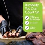 Inspire Black Nitrile Gloves|THE ORIGINAL Quality Black Gloves Disposable Latex Free|4.5 Medical, Cooking, Food Prep, Mechanic, Cleaning, Tattoo|Large, 1000 Count