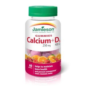 Jamieson Calcium with Vitamin D3, 60 Gummies