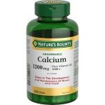 Nature's Bounty 1200mg Calcium Softgels, 100 Count