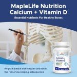 Maplelife Calcium 500mg with Vitamin D Tablets