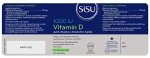 SISU Vitamin D3 1000 IU Unflavoured Capsules