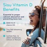 SISU Vitamin D3 1000 IU Unflavoured Capsules
