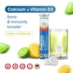 Nutrazul Calcium & Vitamin D3 Effervescent Tablets - 60 Count