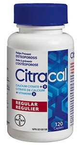 Citracal Calcium Citrate with Vitamin D, 120 Caplets